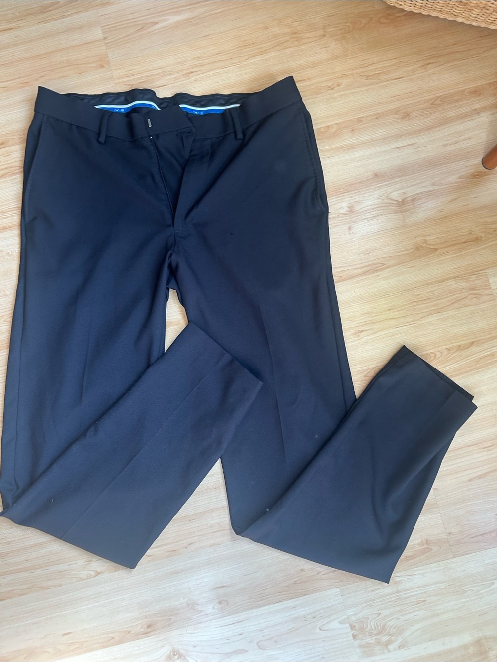 Haggar Black Men's Dress Pants - Tailored Look